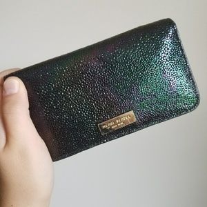 Henri Bendel Oil Slick Leather Wallet